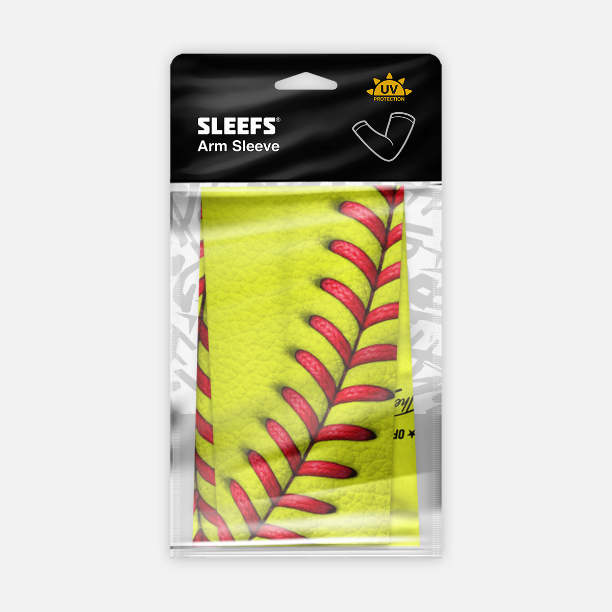 Baseball Lace Electric Volt Kids Arm Sleeve