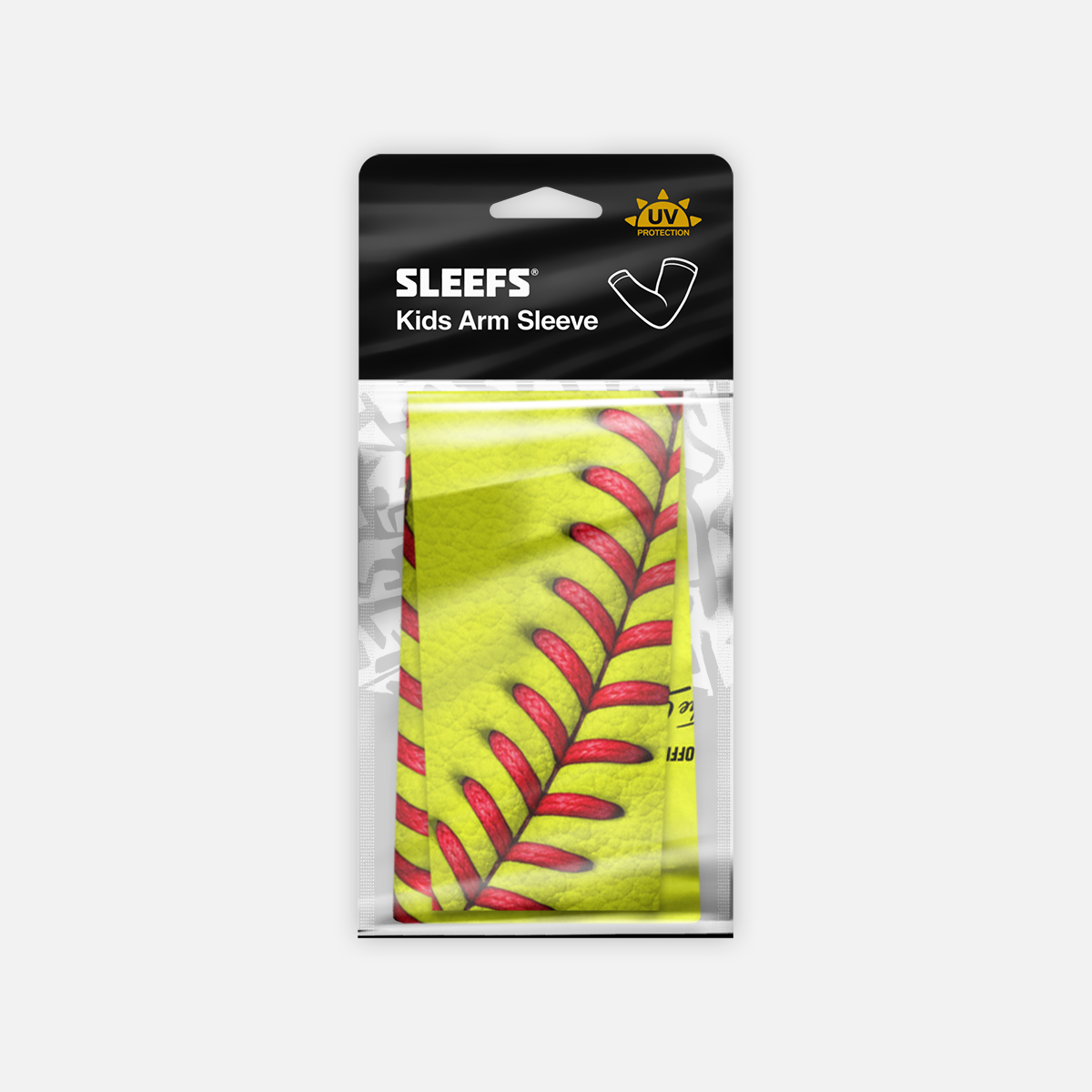 Baseball Lace Electric Volt Kids Arm Sleeve