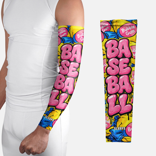 Baseball Bubble Gum Arm Sleeve