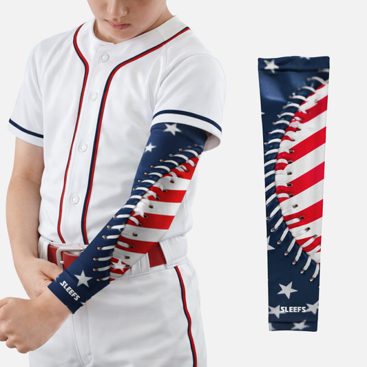 Baseball Lace All-Star USA Kids Arm Sleeve