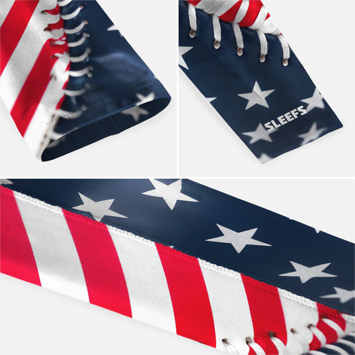 Baseball Lace All-Star USA Arm Sleeve