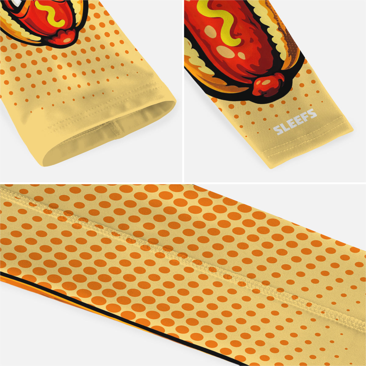 Sunny Gold Hot Dog Kids Arm Sleeve