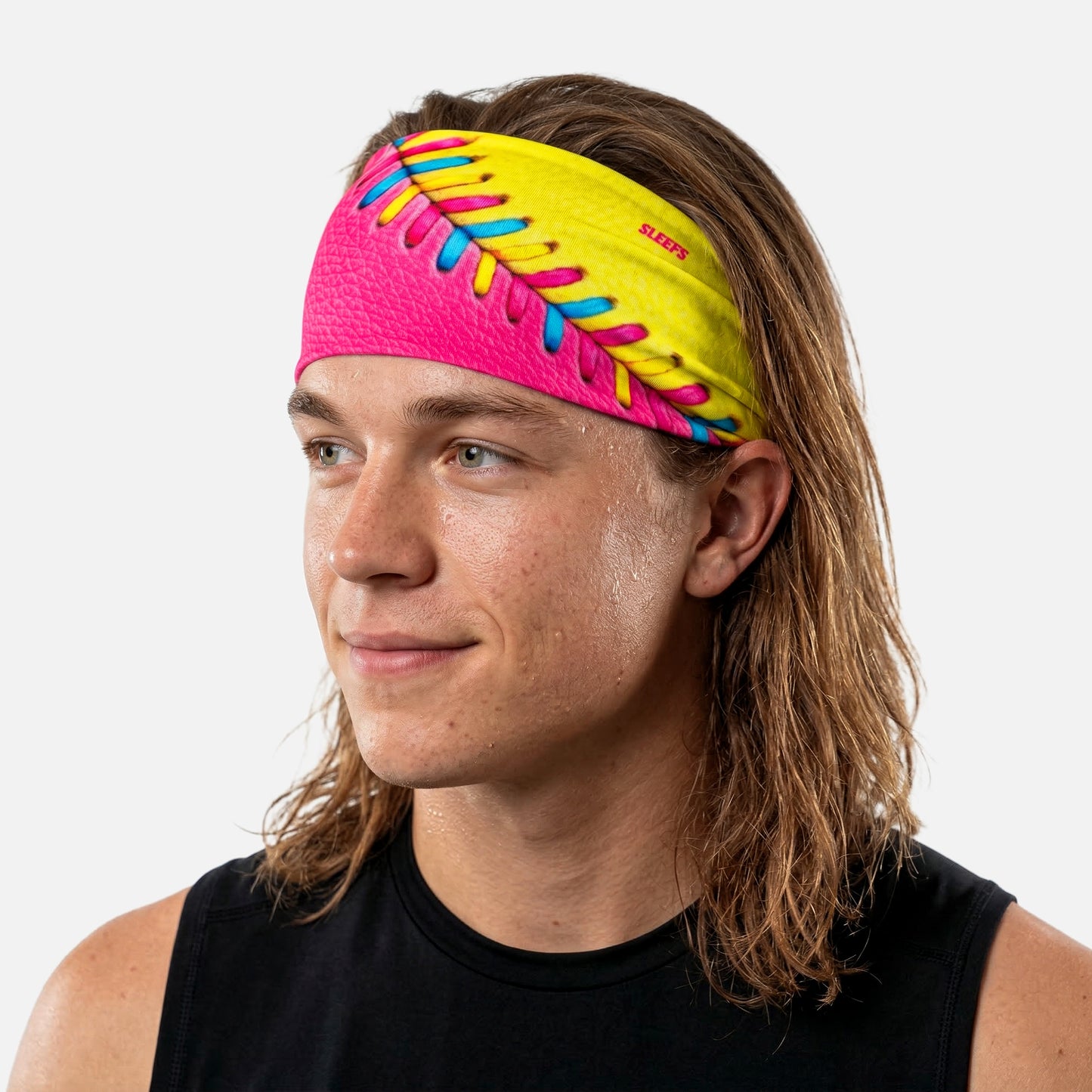 Baseball Lace Power Pink Headband