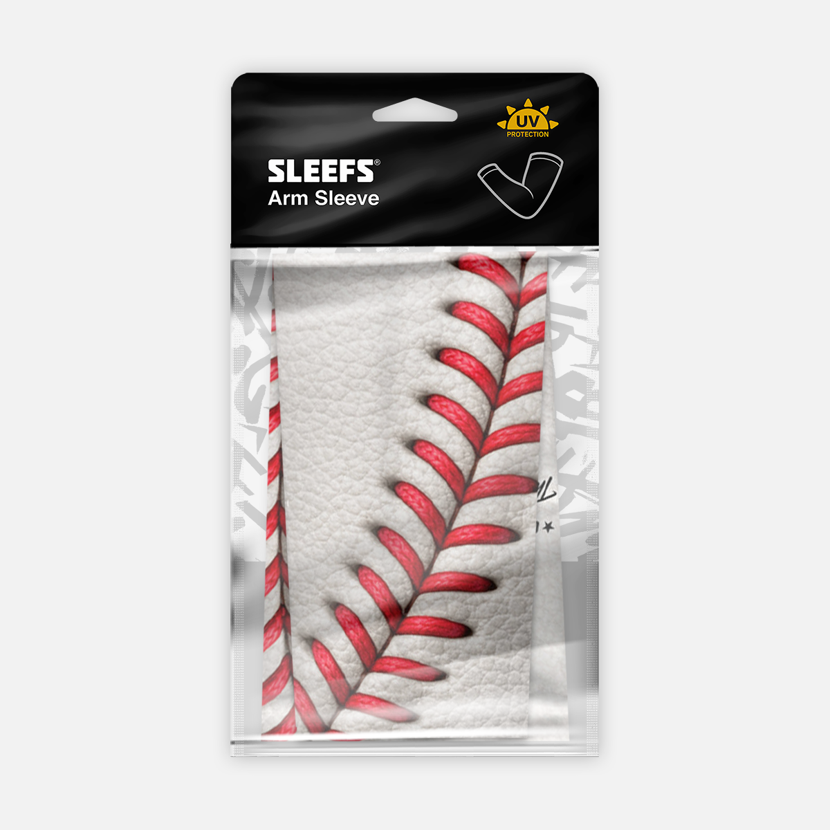Baseball Lace Pro White Kids Arm Sleeve