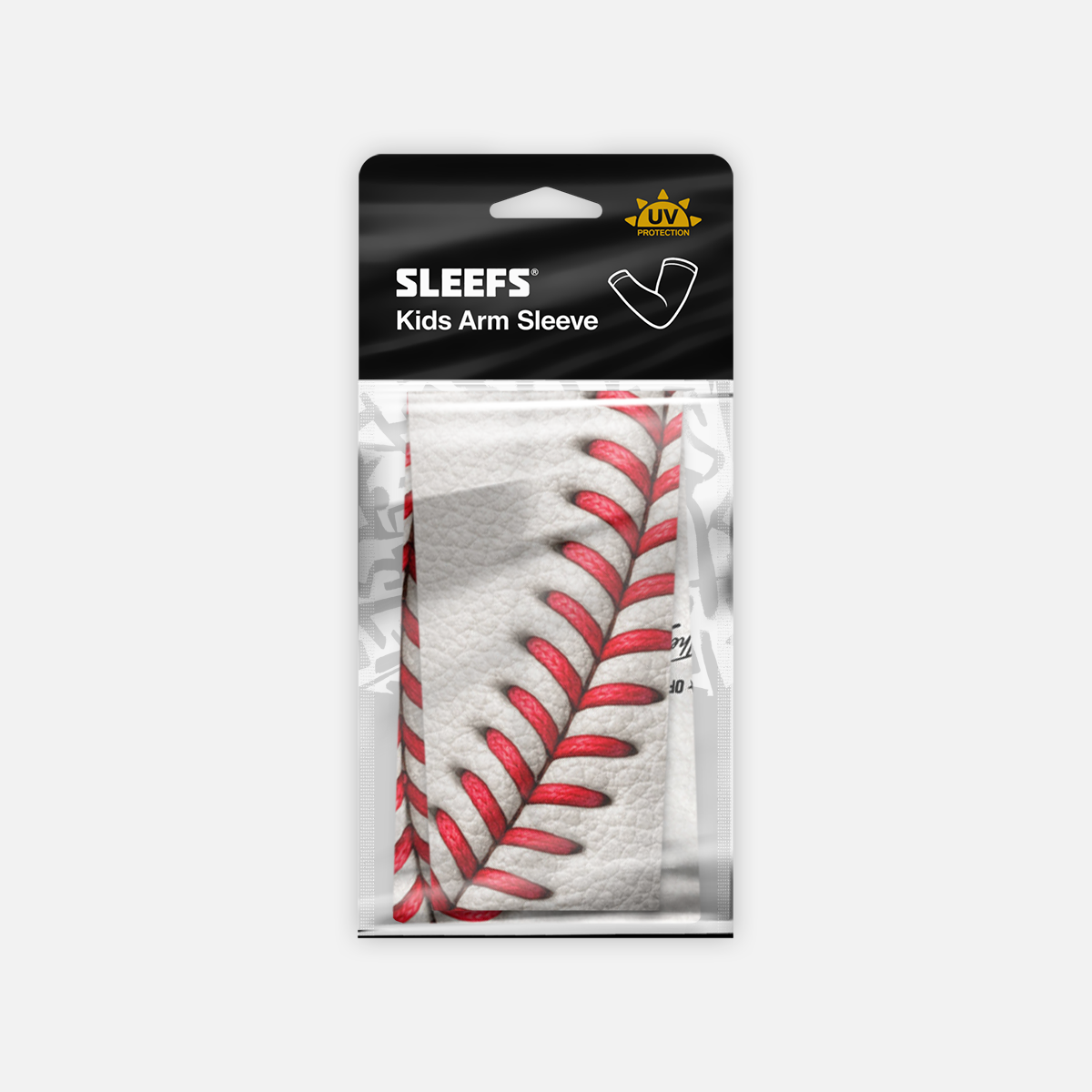 Baseball Lace Pro White Kids Arm Sleeve
