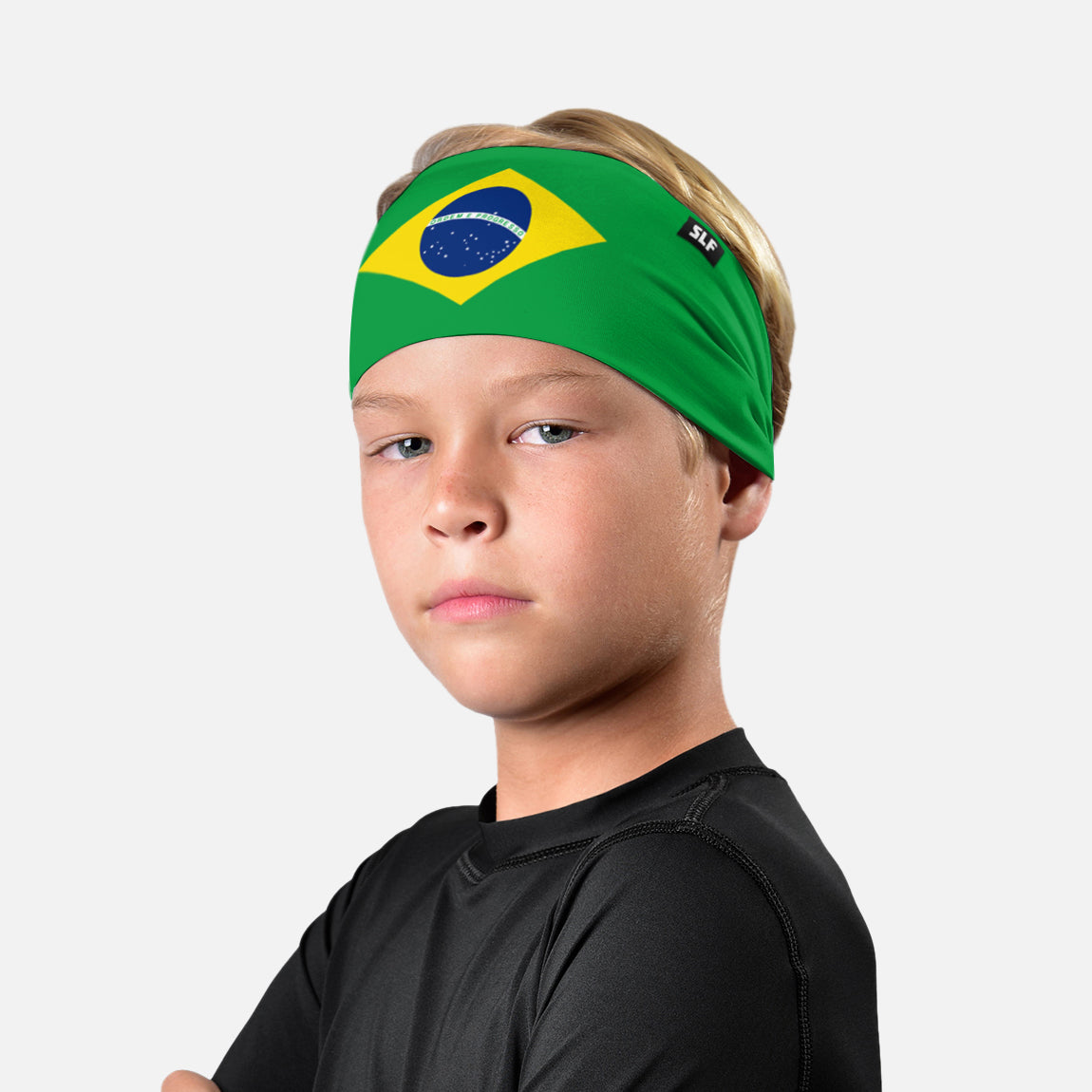 Brazil Flag Kids Headband