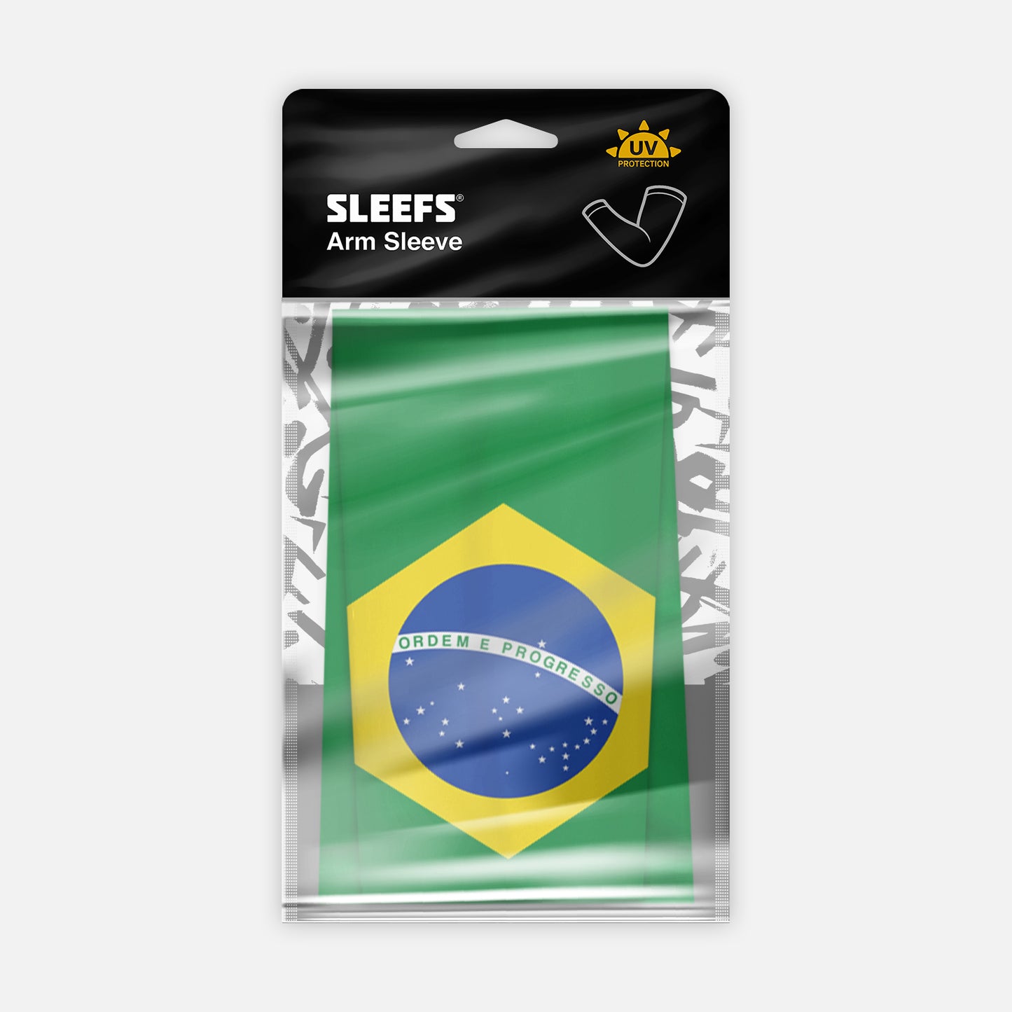 Brazil Flag Arm Sleeves - Pair