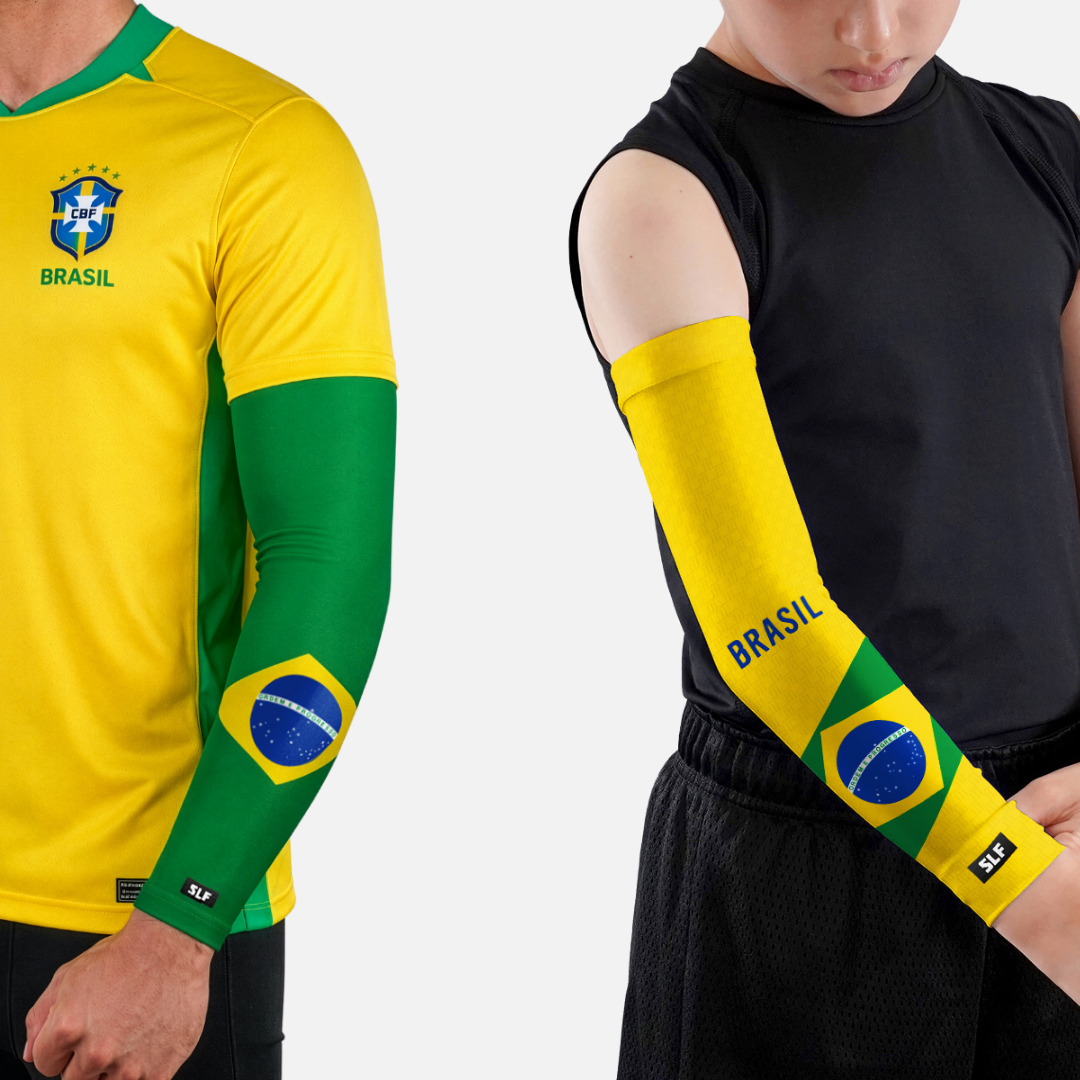 2026 Brazil Soccer National Team Arm Sleeves Pack
