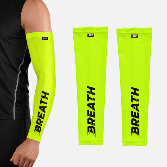 Breath Green Running Sleeves - Pair