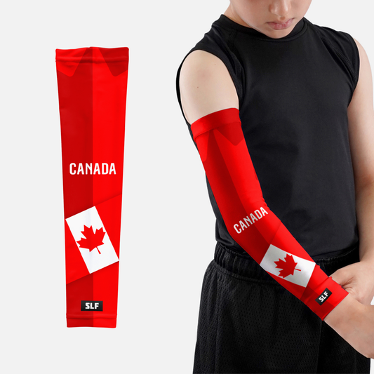 Canada Team Edition Kids Arm Sleeves - Pair