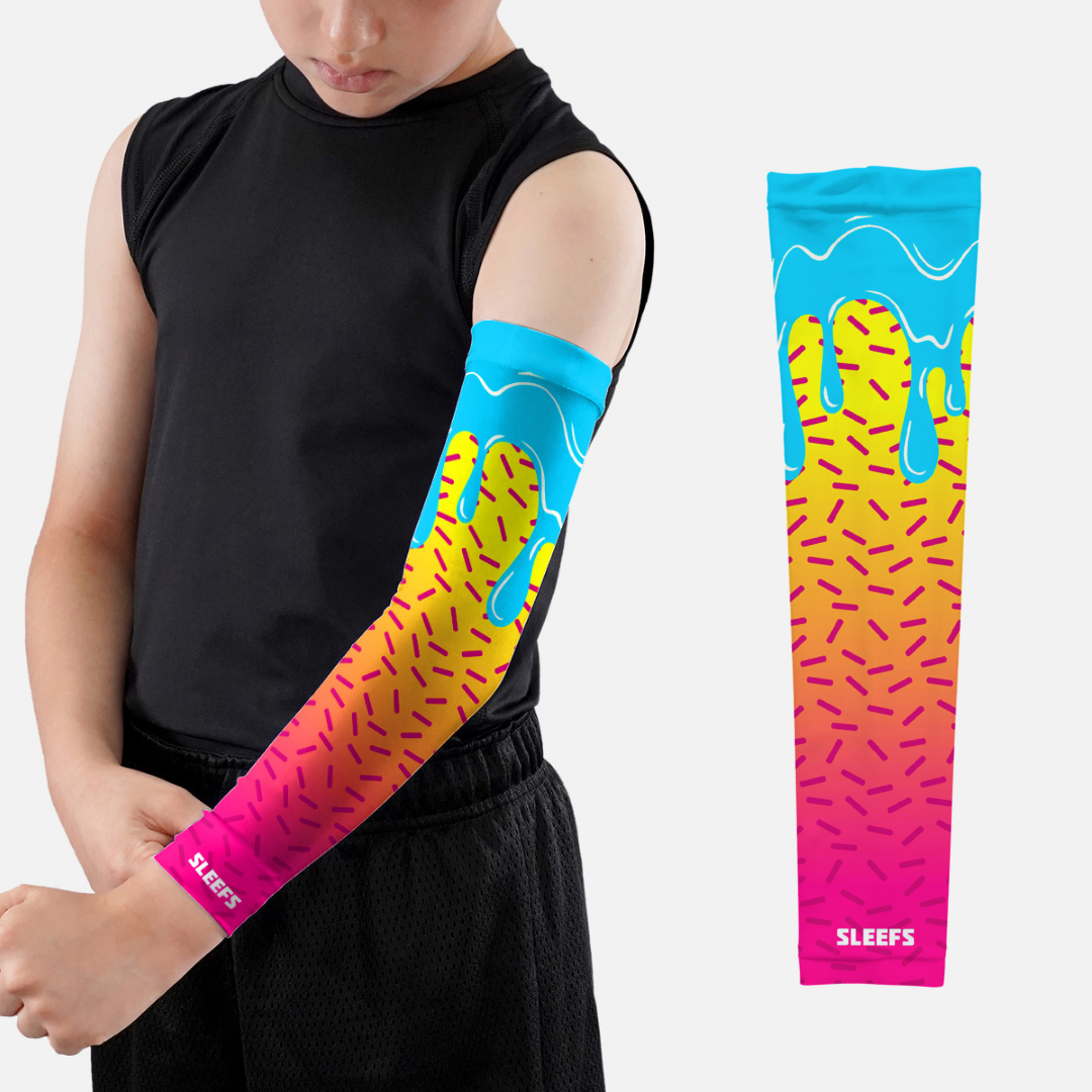 Candy Drip Sprinkle Kids Arm Sleeve