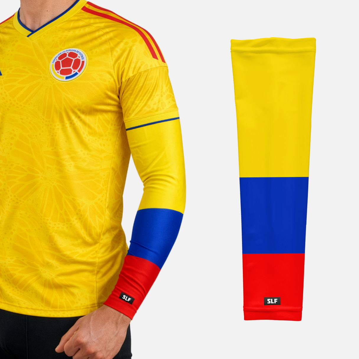 Colombia Flag Arm Sleeves - Pair