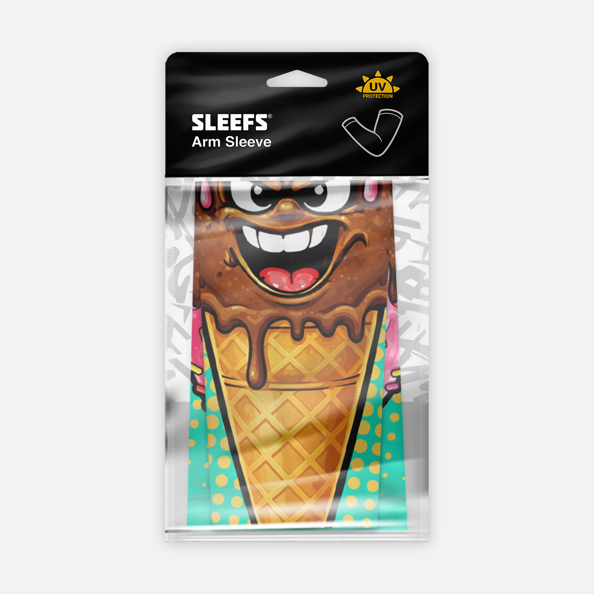 Cool Mint Sprinkle Cone Kids Arm Sleeve