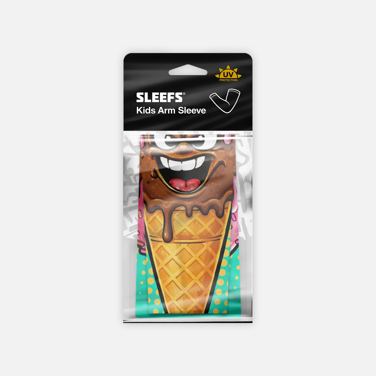 Cool Mint Sprinkle Cone Kids Arm Sleeve