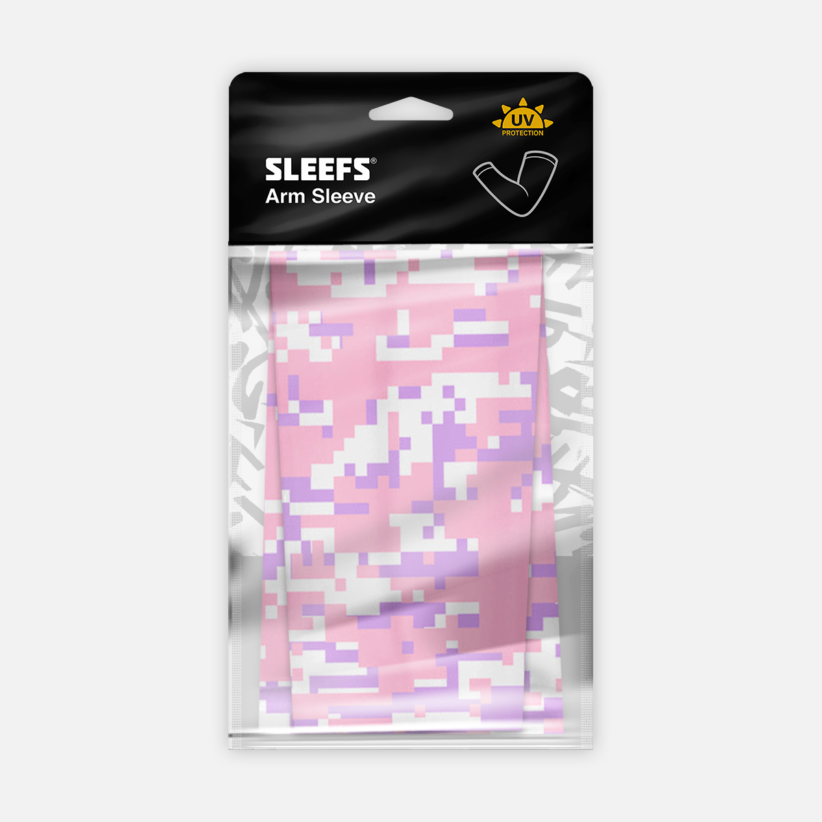 Digi Camo Lavender Blush Kids Arm Sleeve