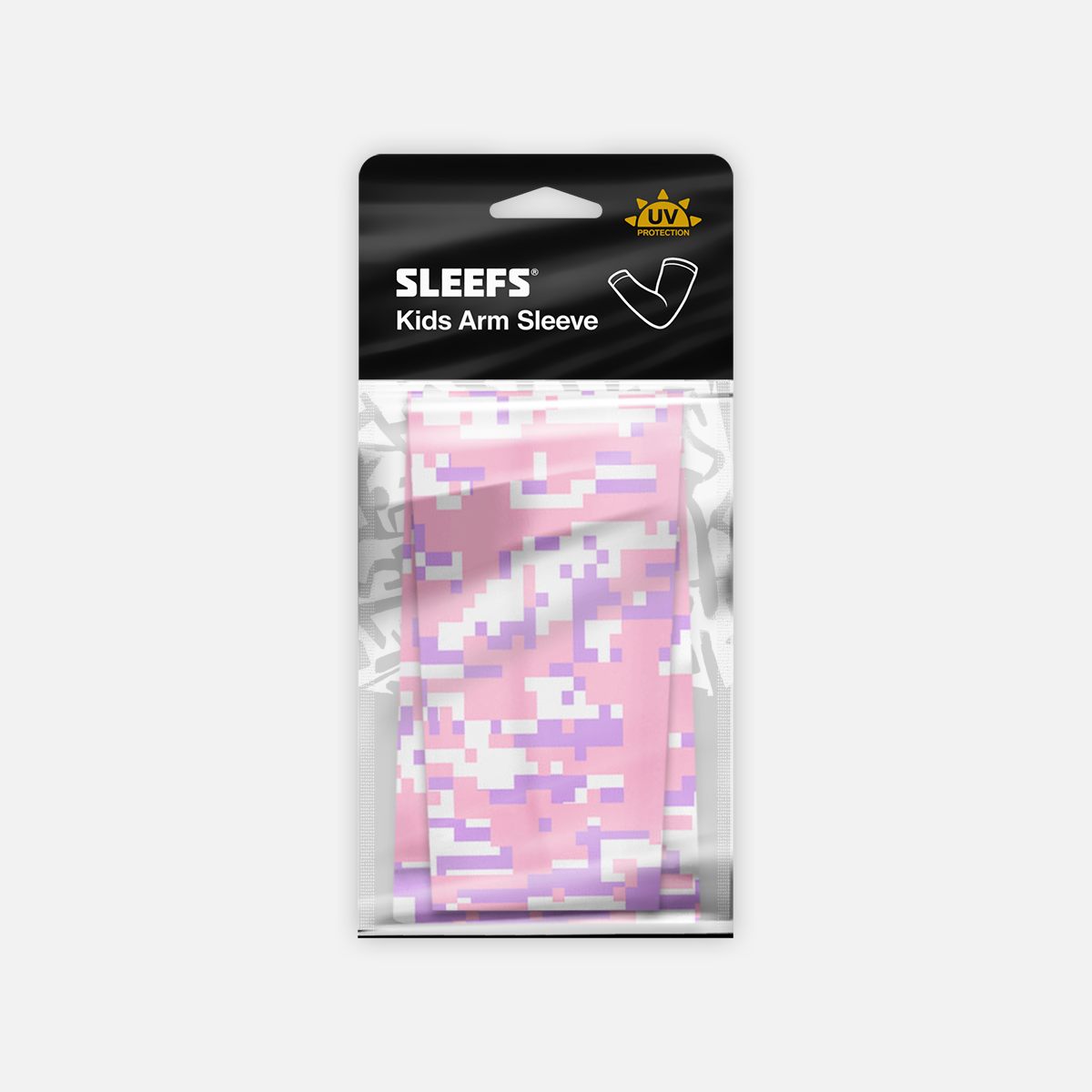 Digi Camo Lavender Blush Kids Arm Sleeve