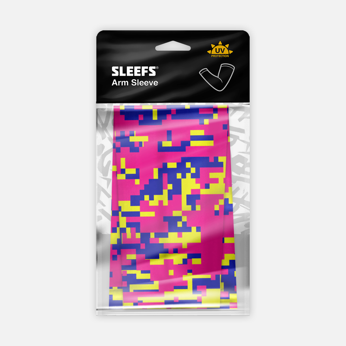 Digi Camo Neon Strike Kids Arm Sleeve