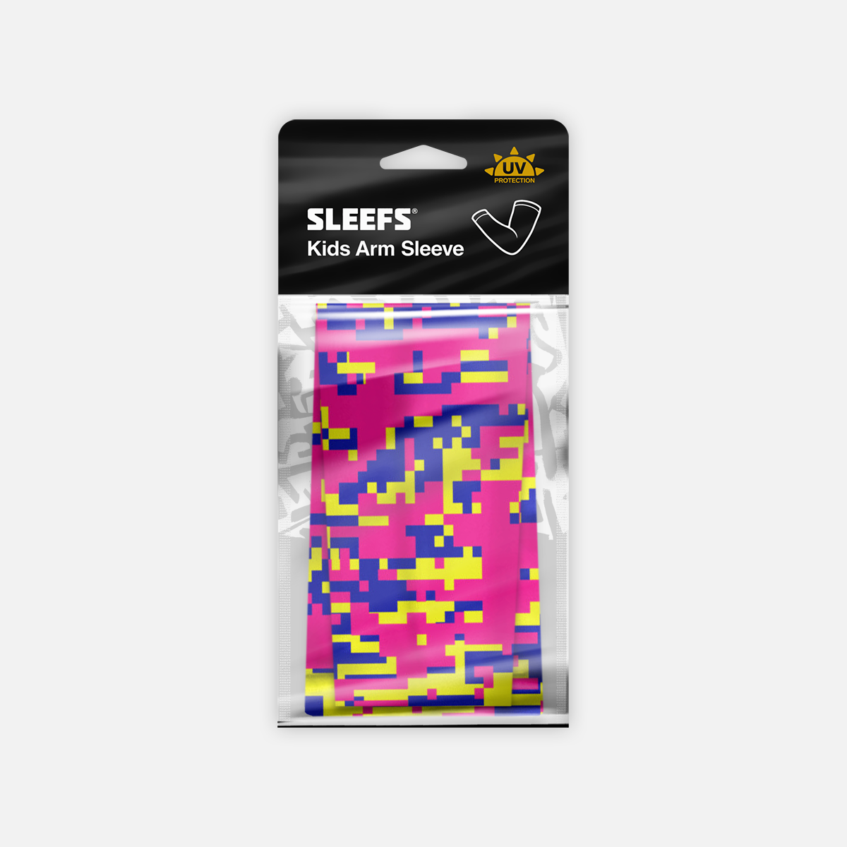 Digi Camo Neon Strike Kids Arm Sleeve