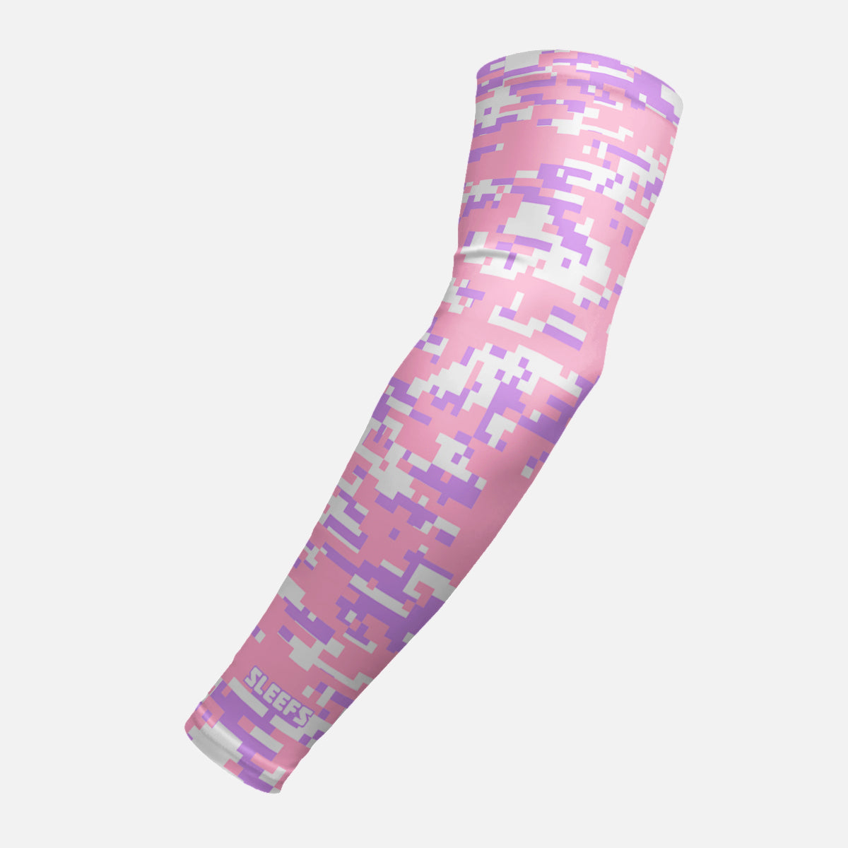 Digi Camo Lavender Blush Kids Arm Sleeve