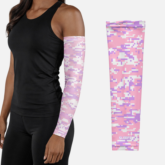 Digi Camo Lavender Blush Arm Sleeve