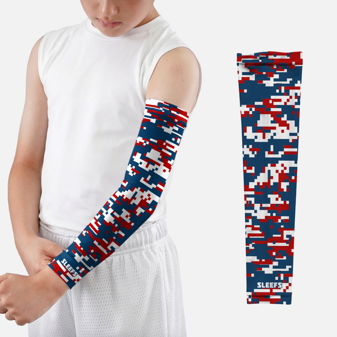 Digi Camo Patriot Shadow Kids Arm Sleeve