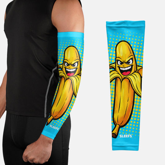 Electric Blue Power Banana Arm Sleeve