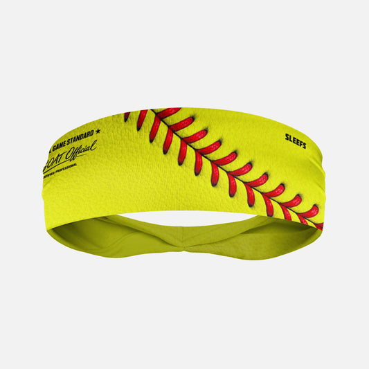 Baseball Lace Electric Volt Kids Headband