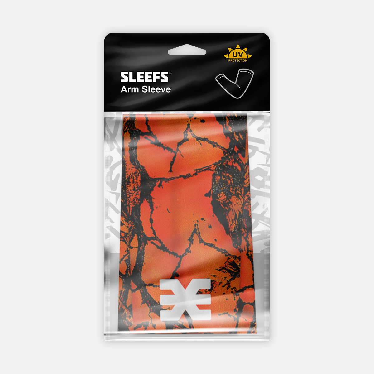Endurance Orange Running Sleeves - Pair