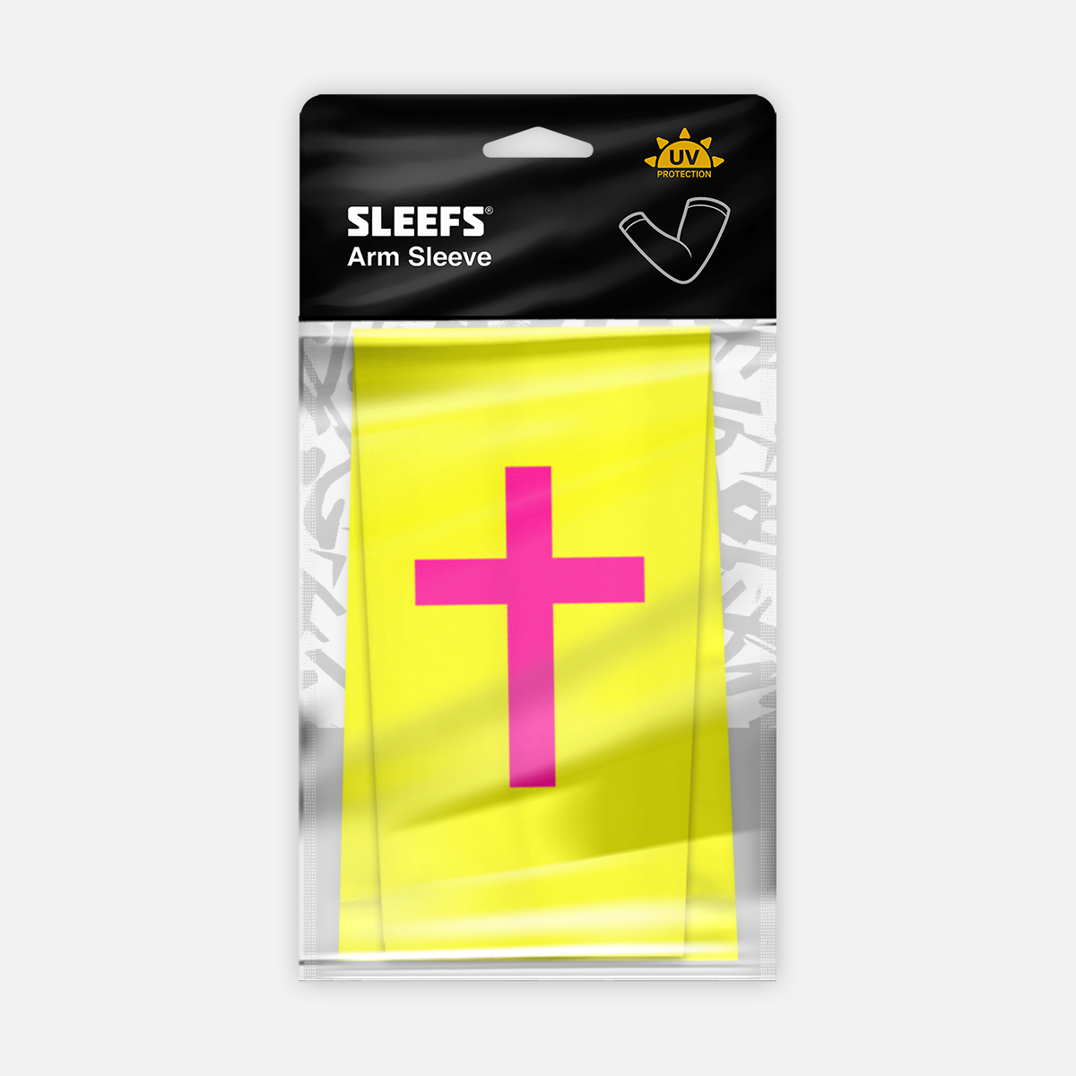 Faith Cross Volt Yellow Arm Sleeve