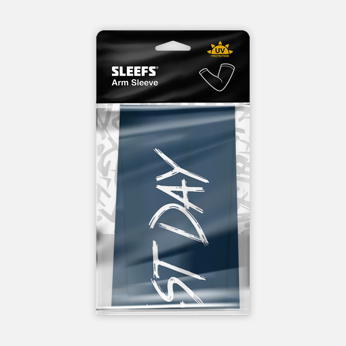 Fast Day Navy Running Sleeves - Pair