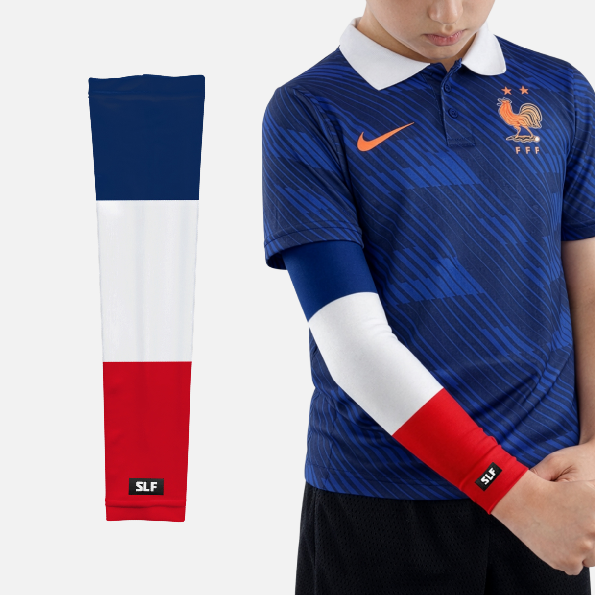 France Flag Kids Arm Sleeves - Pair