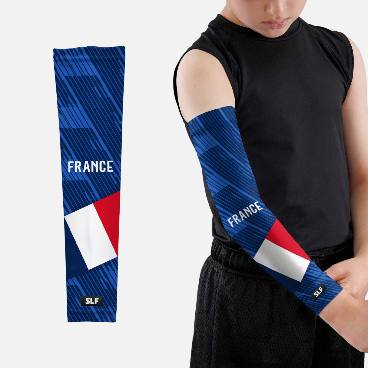 France Team Edition Kids Arm Sleeves - Pair