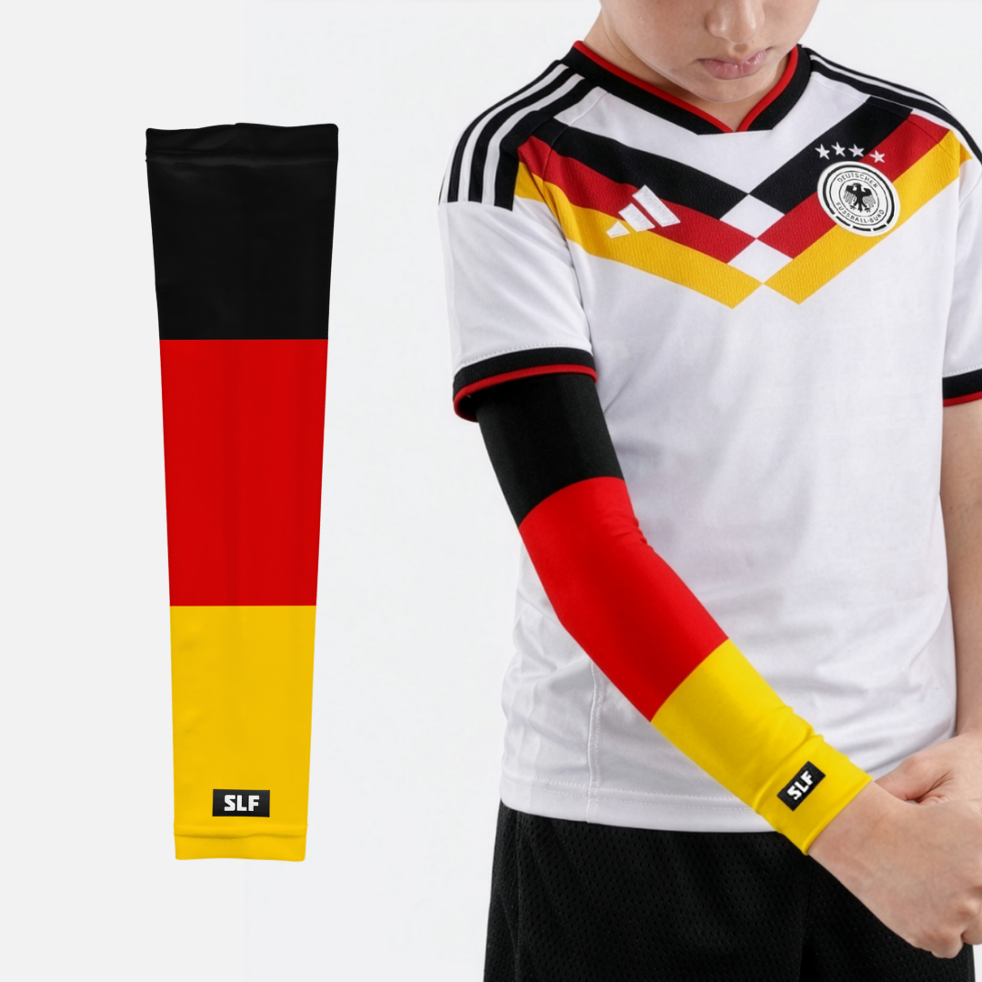 Germany Flag Kids Arm Sleeves - Pair