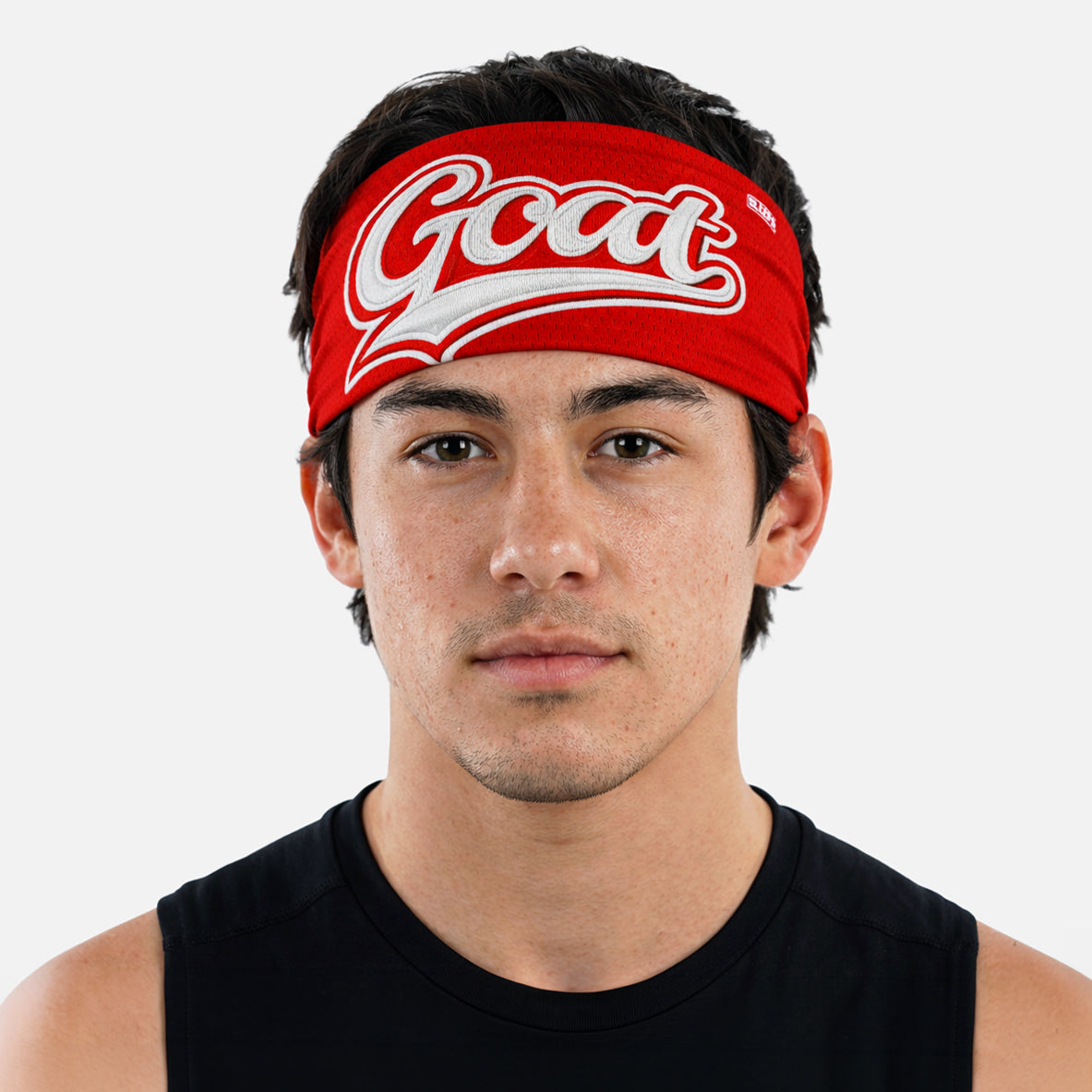 GOAT Patch Crimson Red Arm Headband