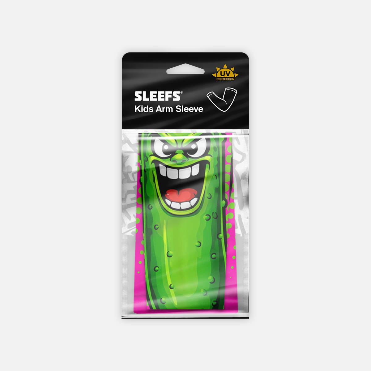 Hyper Pink Super Pickle Kids Arm Sleeve