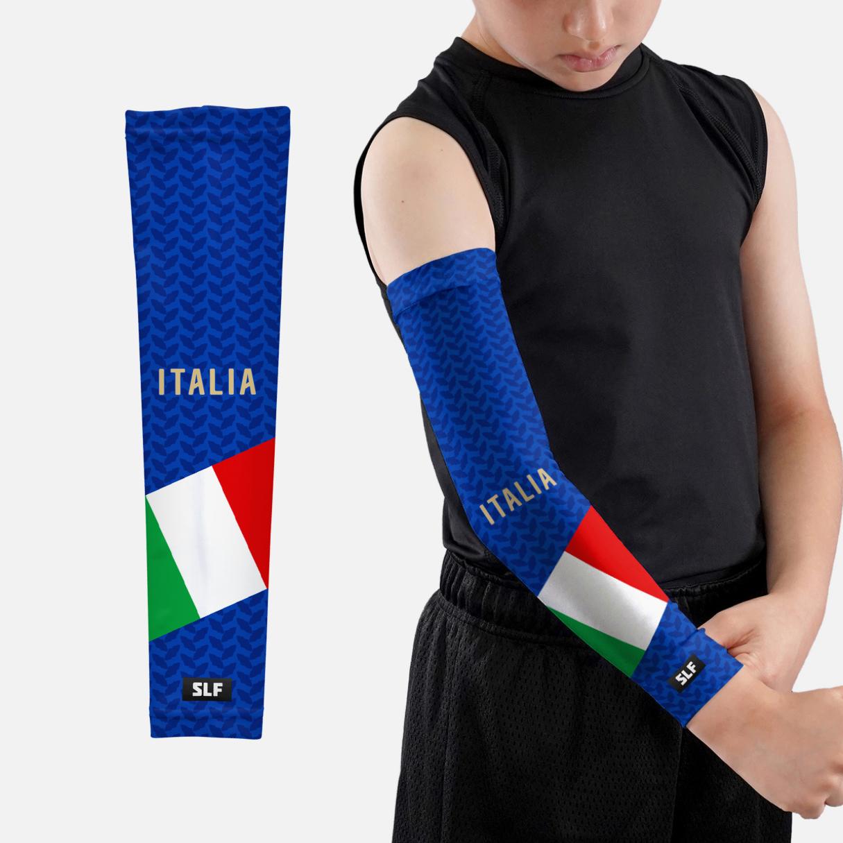 Italy Team Edition Kids Arm Sleeves - Pair