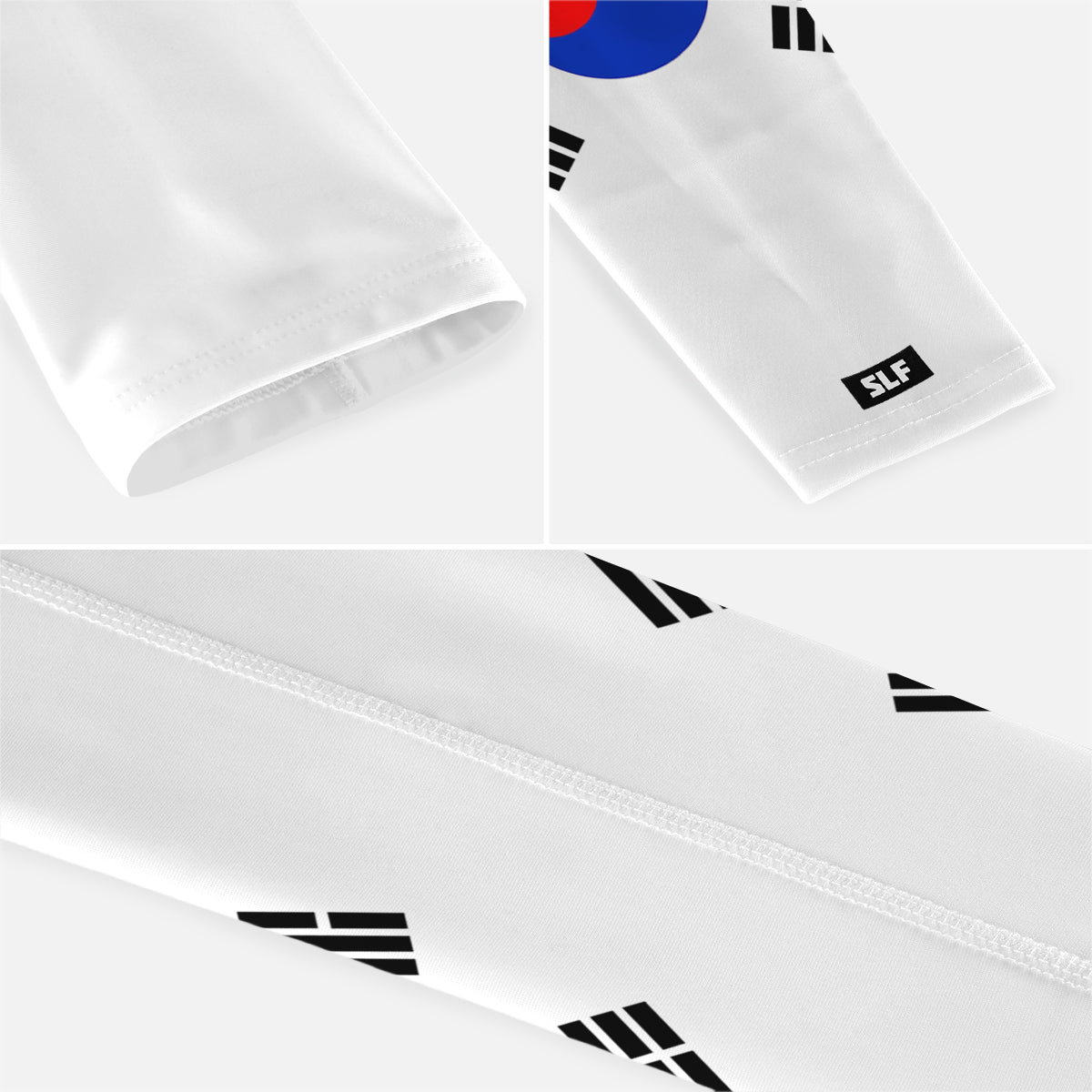 Korea Republic Flag Kids Arm Sleeves - Pair