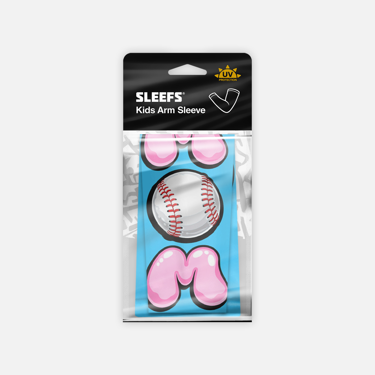 MOM Cotton Candy Baseball Kids Arm Sleeve