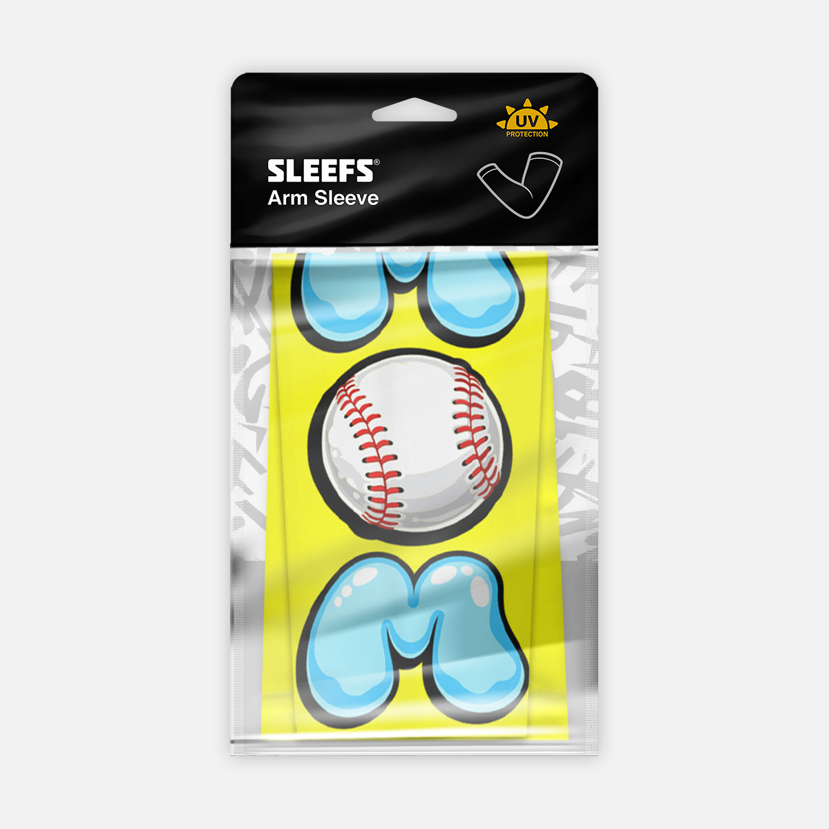 MOM Neon Pop Baseball Kids Arm Sleeve