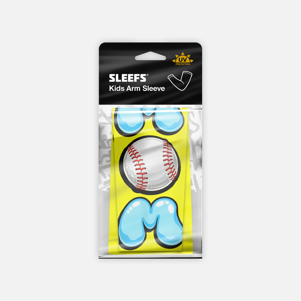 MOM Neon Pop Baseball Kids Arm Sleeve
