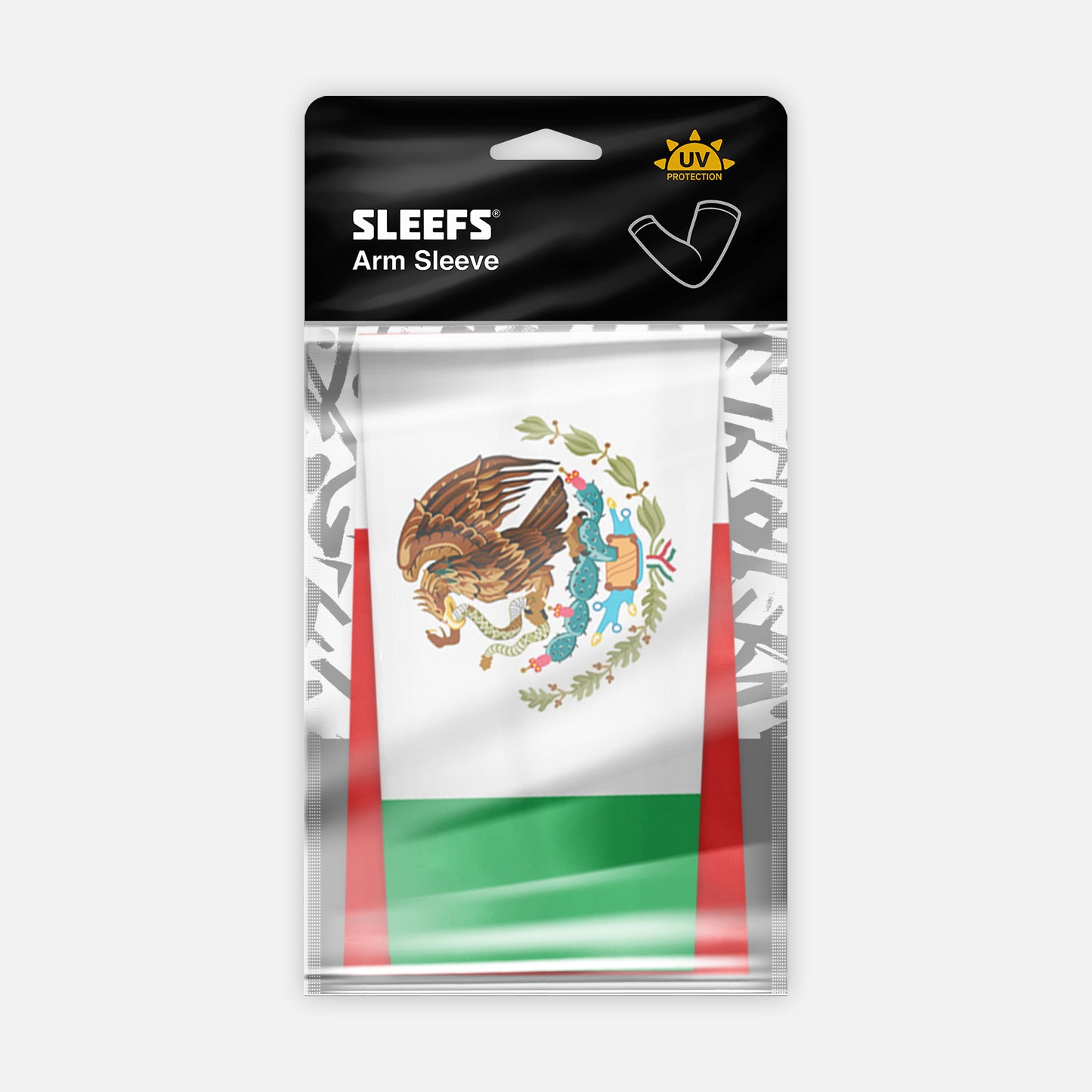 Mexico Flag Arm Sleeves - Pair