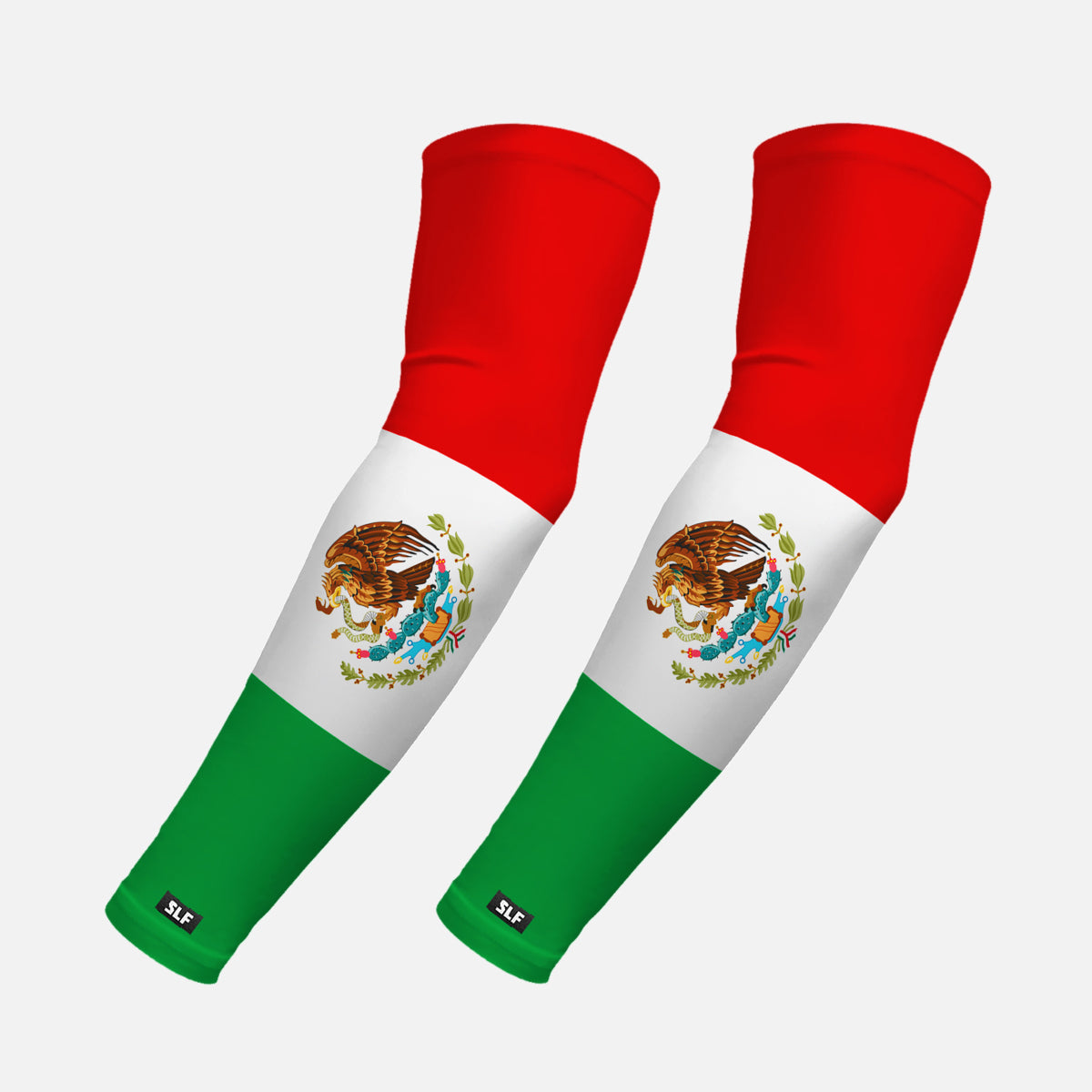 Mexico Flag Arm Sleeves - Pair