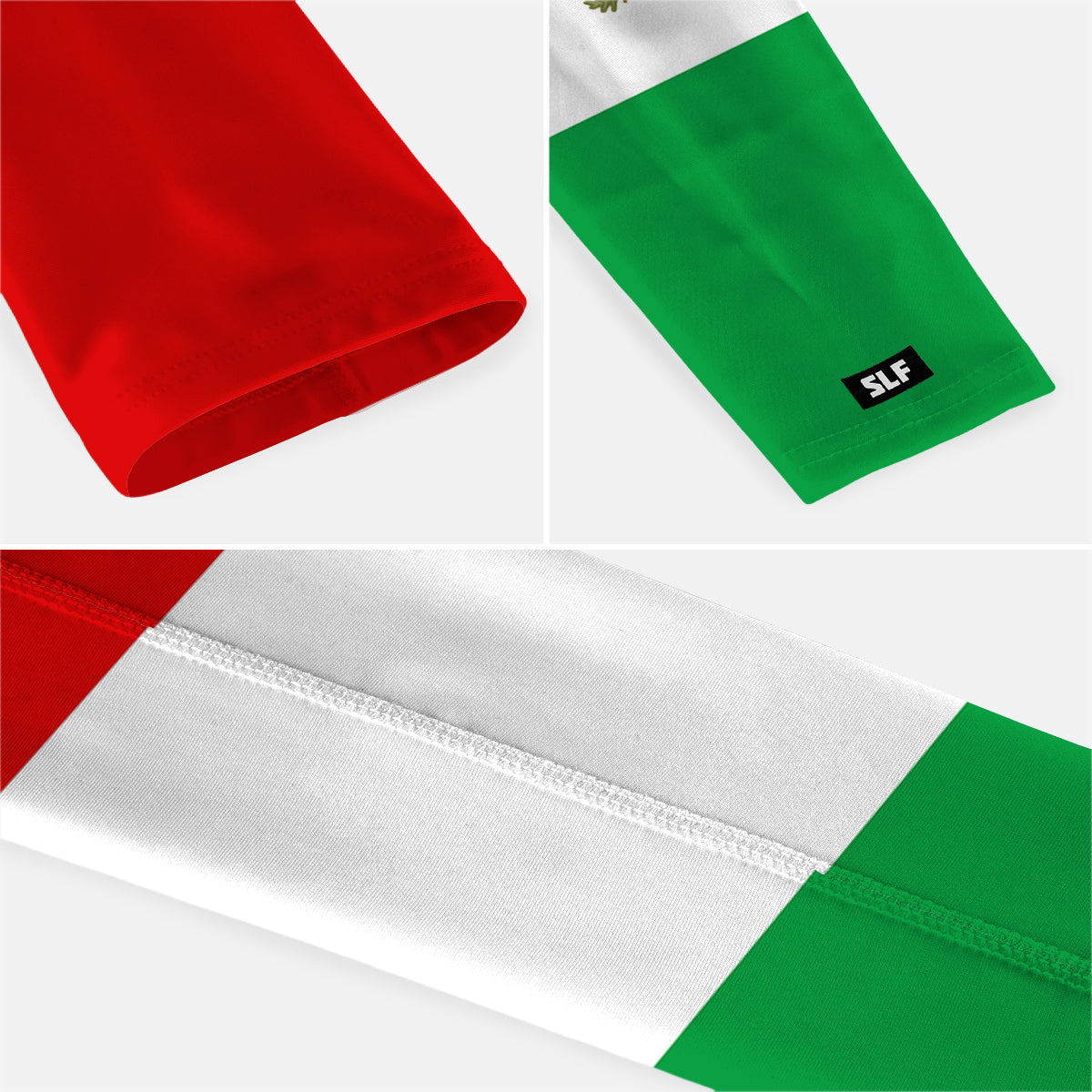 Mexico Flag Arm Sleeves - Pair