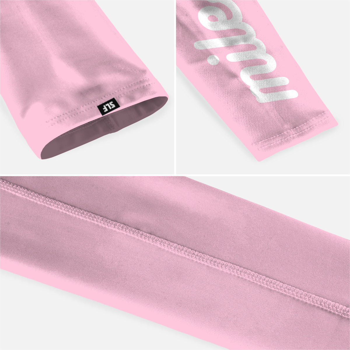 Miles Club Pink Running Sleeves - Pair