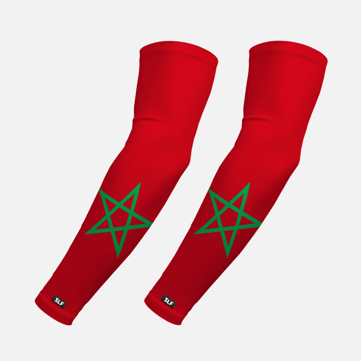 Morocco Flag Arm Sleeves - Pair