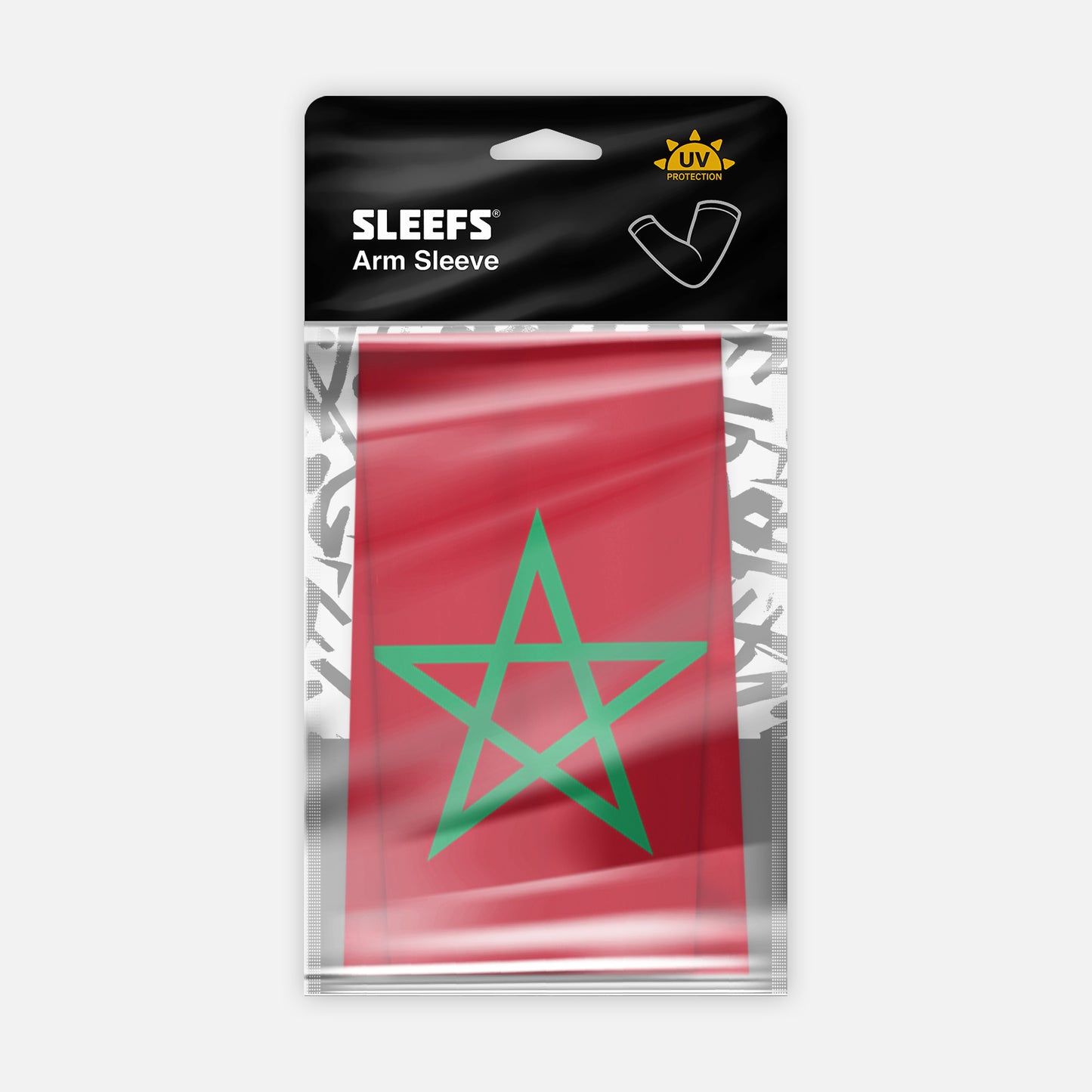 Morocco Flag Arm Sleeves - Pair