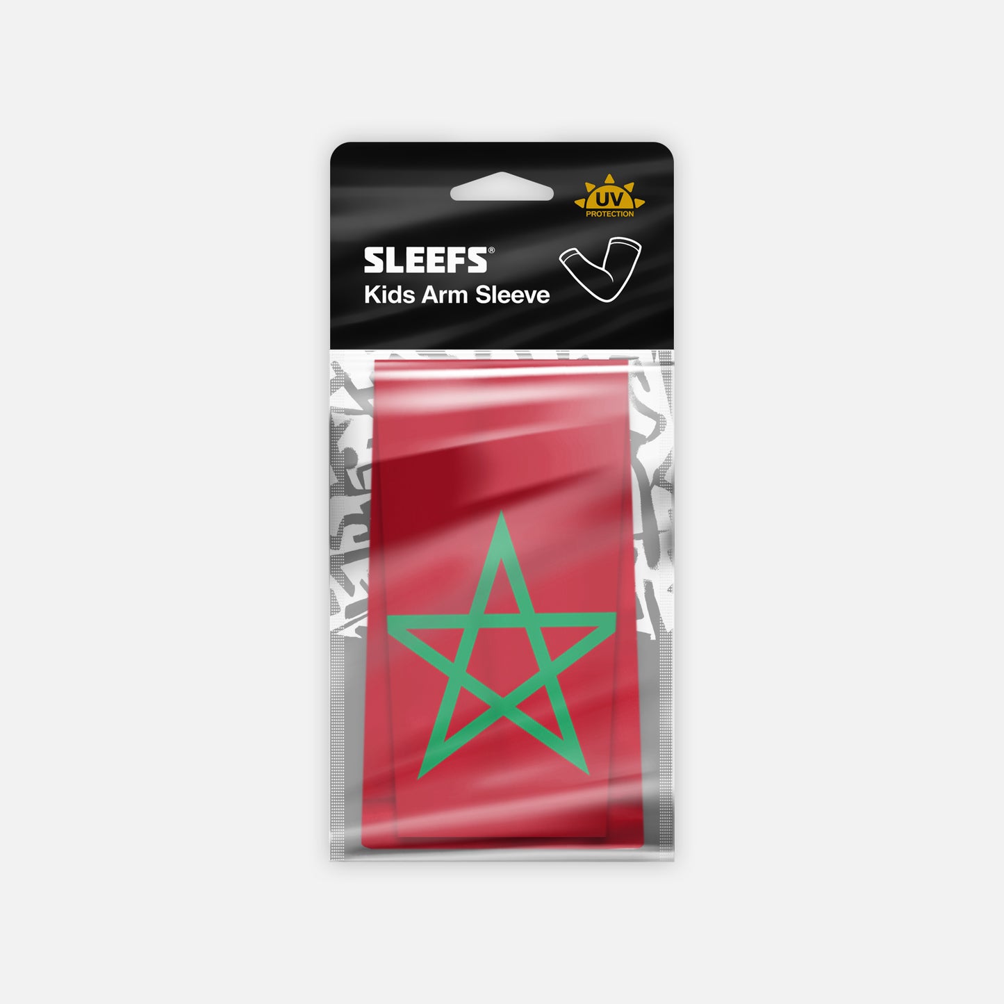 Morocco Flag Kids Arm Sleeves - Pair