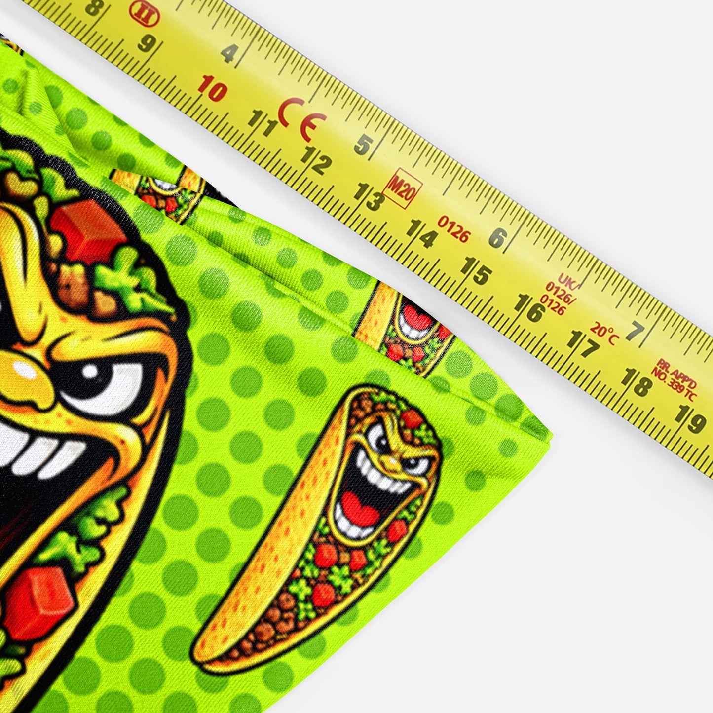 Neon Lime Fiesta Taco Kids Headband