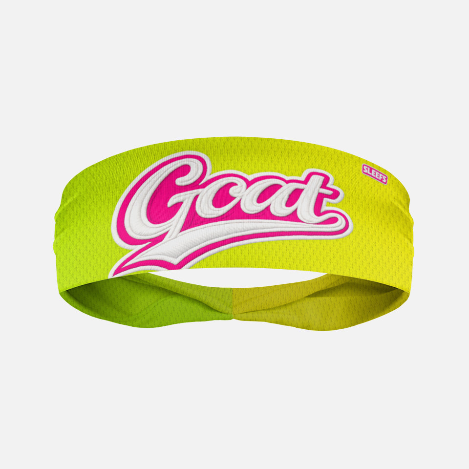 GOAT Patch Neon Lime Kids Headband