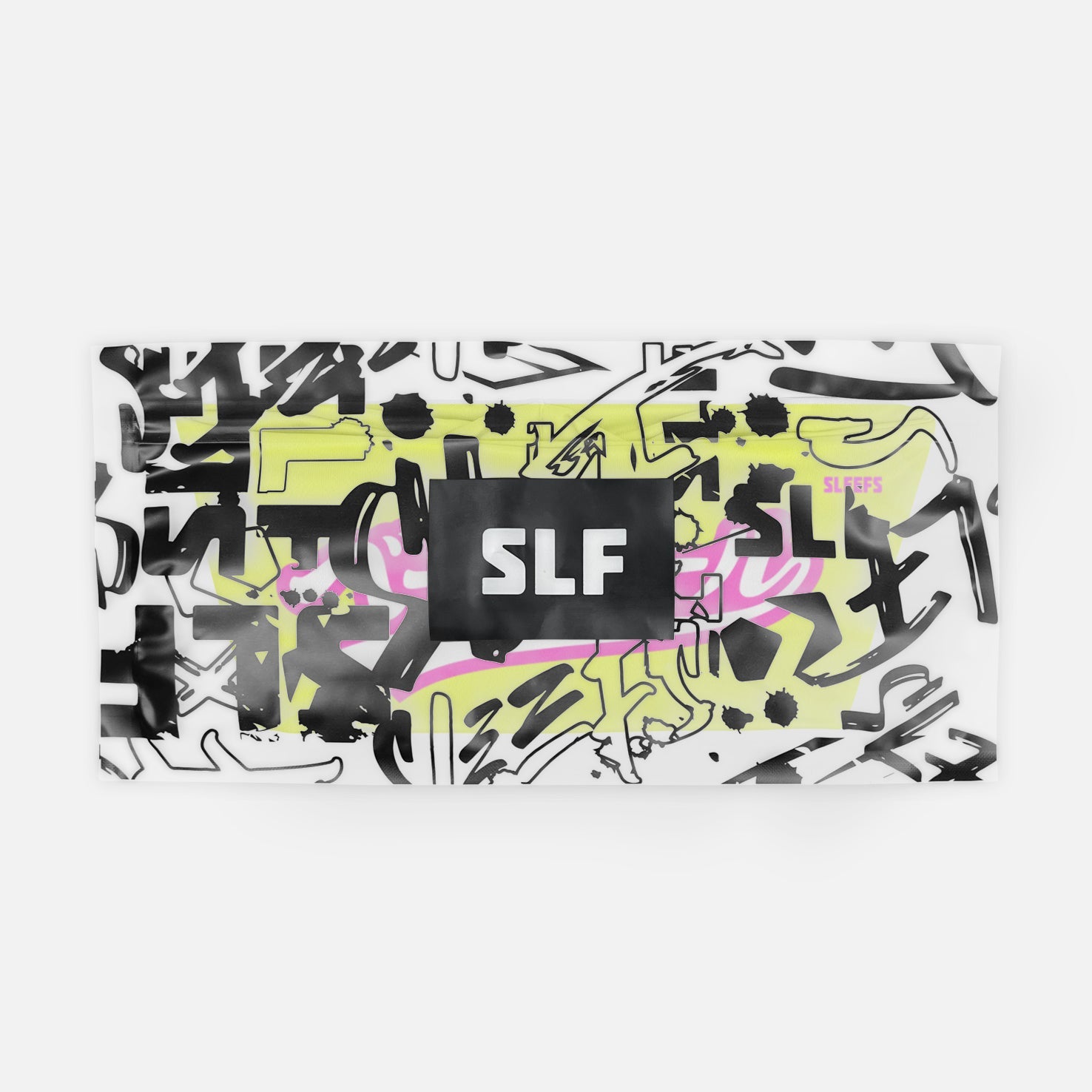 Japanese Baseball Neon Lime Kids Headband